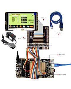 ER-DBTM043-3_MCU 8051 Microcontroller Development Board&Kit for ER-TFTM043-3