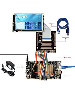 ER-DBTM043A2-3_MCU 8051 Microcontroller Development Board&Kit for ER-TFTM043A2-3
