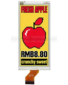3.52-inch Quad-Color E-Paper Screen E-ink Display 180x384