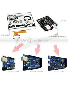Connect Black 4.2 inch e-Paper Display to Arduin