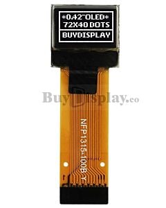 White 0.42 inch OLED Display Panel 72x40 IIC I2C Serial SPI SSD1315