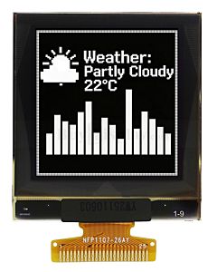 White 1.5 inch Graphic OLED Display Screen Parallel 128x128 SH1107 Controller