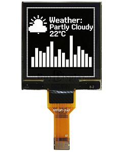 Serial 1.5 inch OLED 128x128 I2C Display Module,SH1107,White on Black