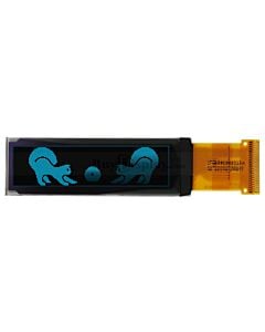 Blue Grayscale 2.08 inch Graphic OLED 256x64 Display Panel SH1122