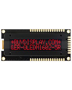 SPI Red 16x2 Character OLED Display Module for Arduino,Raspberry Pi