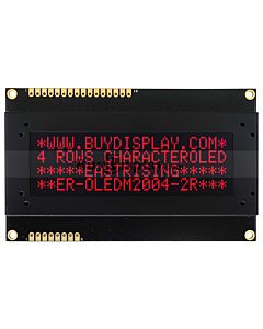 SPI Red 20x4 Character OLED Display Module for Arduino,Raspberry Pi