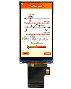 3 inch 360x640 IPS TFT LCD Display SPI+RGB Interface ST7701 Controller