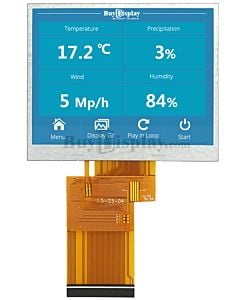 3.5 inch IPS TFT Display,OPTL Capacitive Touch,LQ035NC111,LQ035NC211