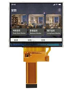 Square 3.5 inch 640x480 IPS TFT LCD Display MIPI Interface,NV3051 Controller