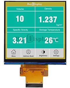 Square 4 inch 480x480 IPS TFT LCD Display SPI+RGB Interface