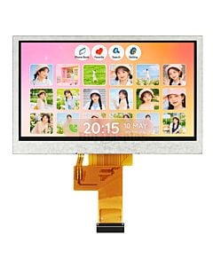 4.3" 480x272 IPS TFT 480x272 SPI Interface for STM32, ESP32, MCU, HMI