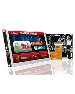 TFT IPS 5 inch LCD Display Module w/Controller Board Serial I2C RA8875