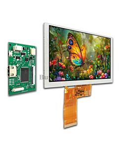 Raspberry Pi 5 inch 1024x600 IPS TFT LCD Display w/HDMI Driver Board