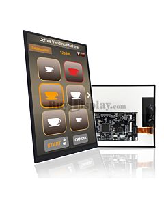 8 inch IPS 800x1280 TFT Module SPI/I2C Opt. Capacitive Touch Arduino Shield