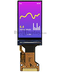 1.08 inch 128x220 IPS TFT LCD Display SPI Interface GC9203 Controller