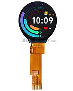 1.09 inch IPS TFT LCD Display 240x240 Round Circle Screen for Smart Watch
