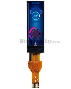 Bar Type 1.12 inch IPS Serial SPI 50x160 LCD Display GC9D01,Connector Type FPC