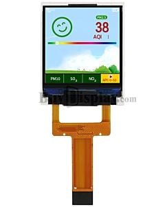 Square 1.44 inch 128x128 TFT LCD Display 4-wire SPI ST7735S