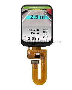 1.65 inch 240x295 pixles round rectangle IPS tft lcd display panel