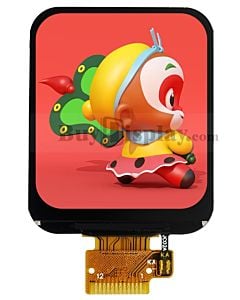 1.83 inch IPS TFT LCD 240x280 Display  Round Circle Screen for Smart Watch