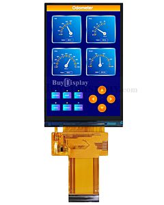 Bar Type 3.54 inch 640x960 IPS TFT LCD Display SPI+RGB Interface