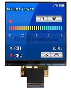 Square 3.92 inch 320x320 IPS TFT LCD Display SPI Interface