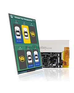 6.95 inch 600x1024 TFT Module SPI/I2C Opt. Capacitive Touch Arduino Shield