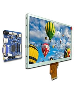 9 inch LCD Display Touch Screen VGA+Video+HDMI Driver board,AT090TN10