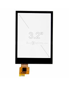 4.3 inch Capacitive Touch Panel wiith Controller FT5206 for 480x272 Dots 