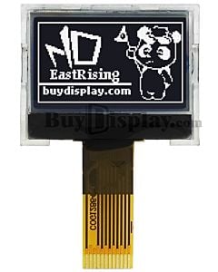 0.96 inch Low Cost Black 128x64 Graphic COG LCD Display UC1701C SPI