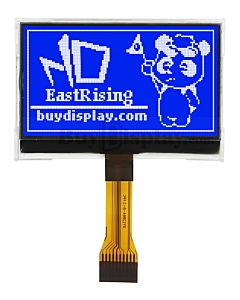 2.2 inch Low Cost Blue 128x64 Graphic COG LCD Display ST7567 SPI