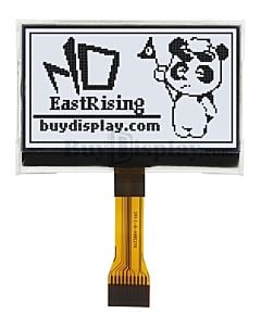 2.2 inch Low Cost White 128x64 Graphic COG LCD Display ST7567 SPI