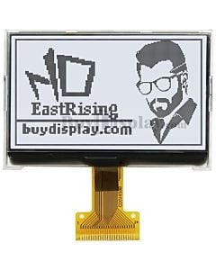 2.8 inch Low Cost White 192x96 Graphic LCD COG Display ST75256 SPI