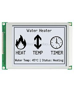Mono White 320x240 Graphic LCD Module RA8835 Controller for MCU