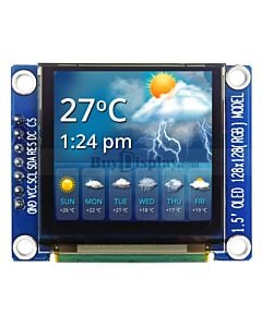 Full Color 1.5 inch Arduino,Raspberry Pi OLED Display Module 128x128