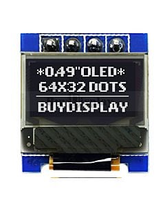 I2C White 0.42 inch OLED Display Module 72x40 Arduino,Raspberry Pi