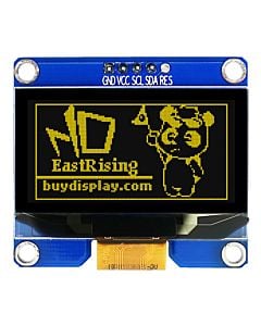 I2C Yellow 1.54 inch OLED Display Module 128x64 Arduino,Raspberry Pi