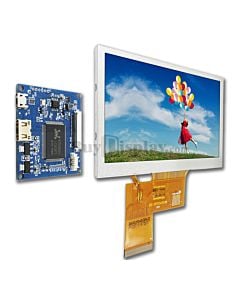 IPS 4.3 inch 800x480 Touch Display with Mini HDMI Board for Raspebrry PI