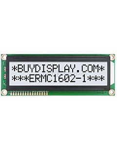 Low-Cost 1602 16x2 Big Charcter LCD Display Module White Black Color