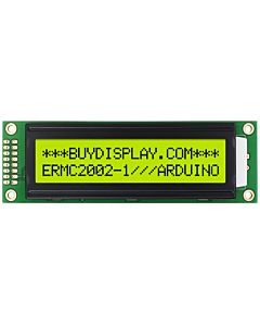 Low-Cost 2002 20x2 Charcter LCD Module Display Yellow Black Color