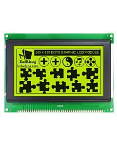 Low-Cost 240128 240x128 Graphic LCD Module Display Yellow Black Color