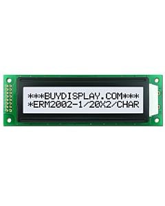 Module 20x2 LCD Display Character Datasheet,Bezel,Black on White