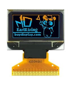 Monochrome 0.96 inch 128x64 OLED Display Module SSD1306,Blue and Yellow