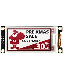 Sunlight Readable Serial SPI 2.9 inch Color E-Ink Display Module 128x296