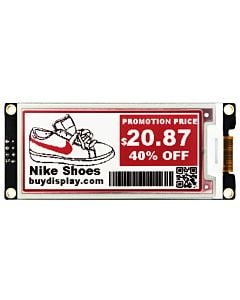 Red 2.9 inch e-Paper Display Module