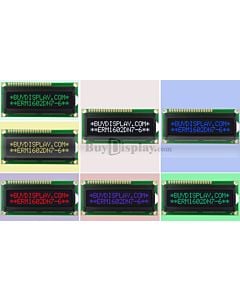 RGB Backlight Negative 16x2 LCD Character Display Module