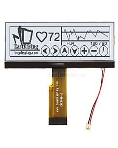 Serial I2C 240x64 COG Monochrome LCD Graphic Module,Black on White