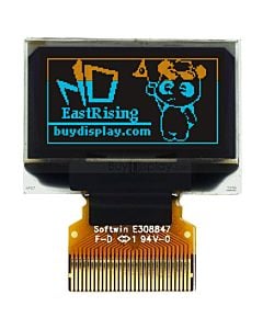 Serial OLED 0.96 inch I2C Display Module,Yellow+Blue with Connector FPC