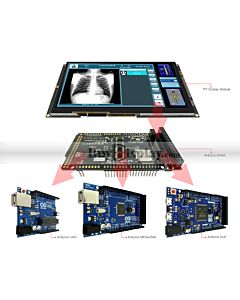 Serial SPI Arduino 9 inch TFT LCD Touch Shield RA8875 for Mega Due Uno