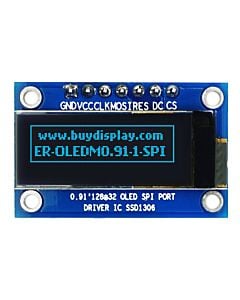 Serial SPI Blue 0.91 inch Arduino,Raspberry Pi OLED Display 128x32